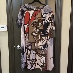 Floryday Print Dress Sz. M-L